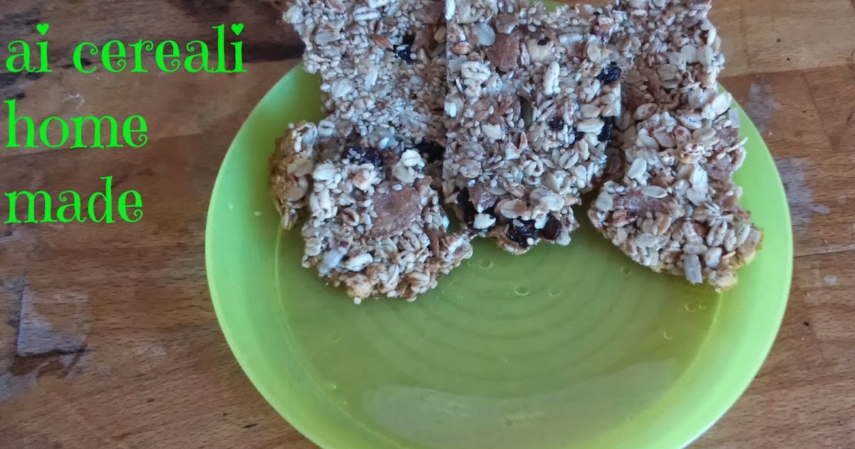 Semplicemente Oggi Barrette ai cereali e frutta secca fatte in casa