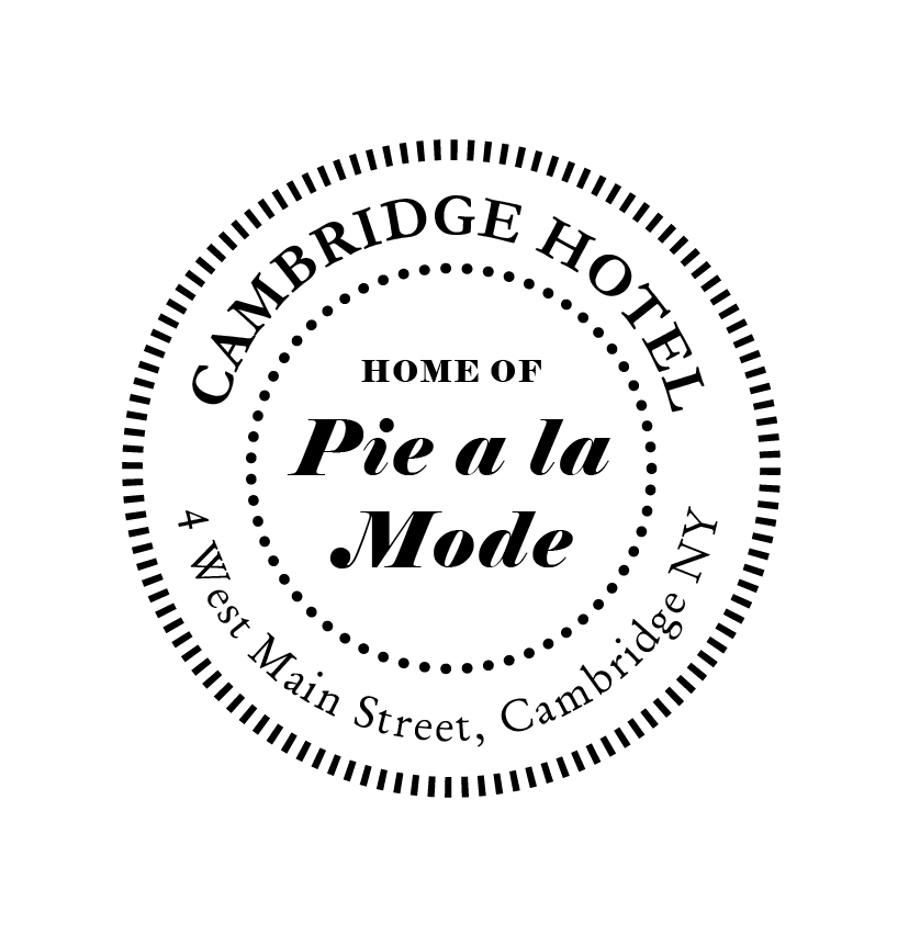 Usen Gandara Art/Design Cambridge Hotel, logo, menus. Cambridge NY