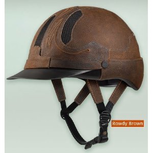 Western riding helmet from Amazon