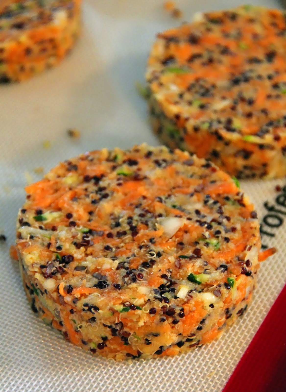 Jo and Sue Carrot Zucchini Quinoa Veggie Burgers