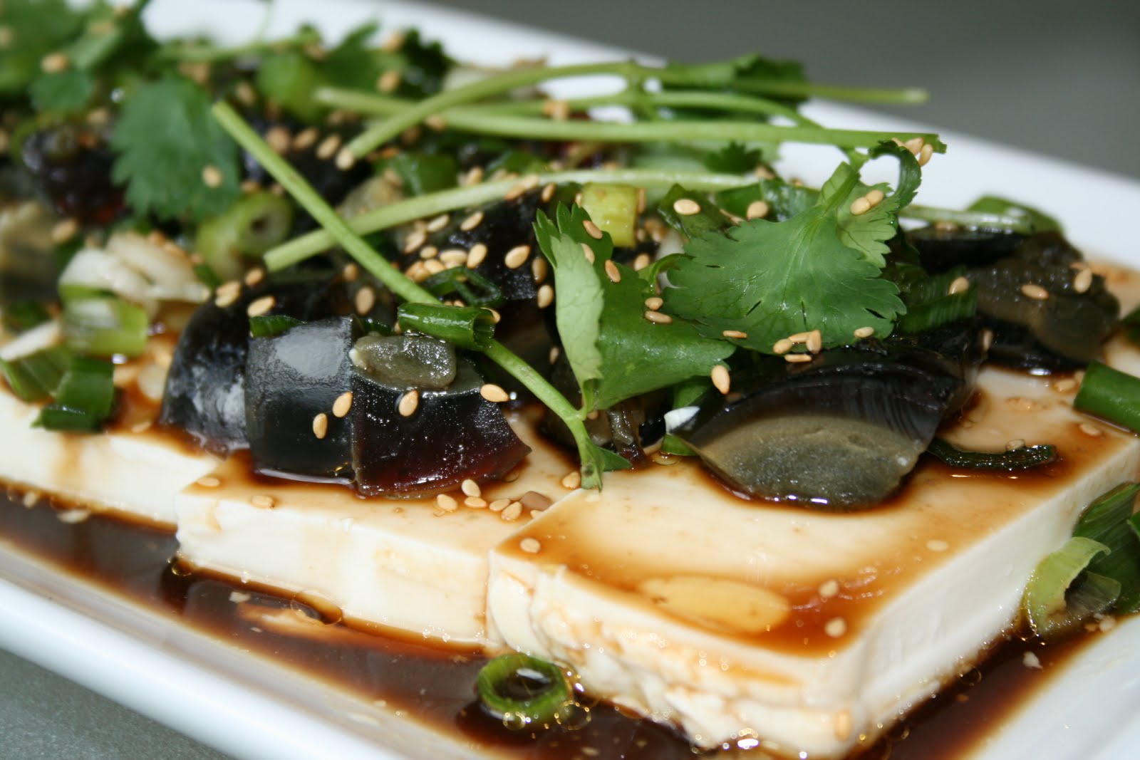 Hungry No more Cold Century Egg Tofu
