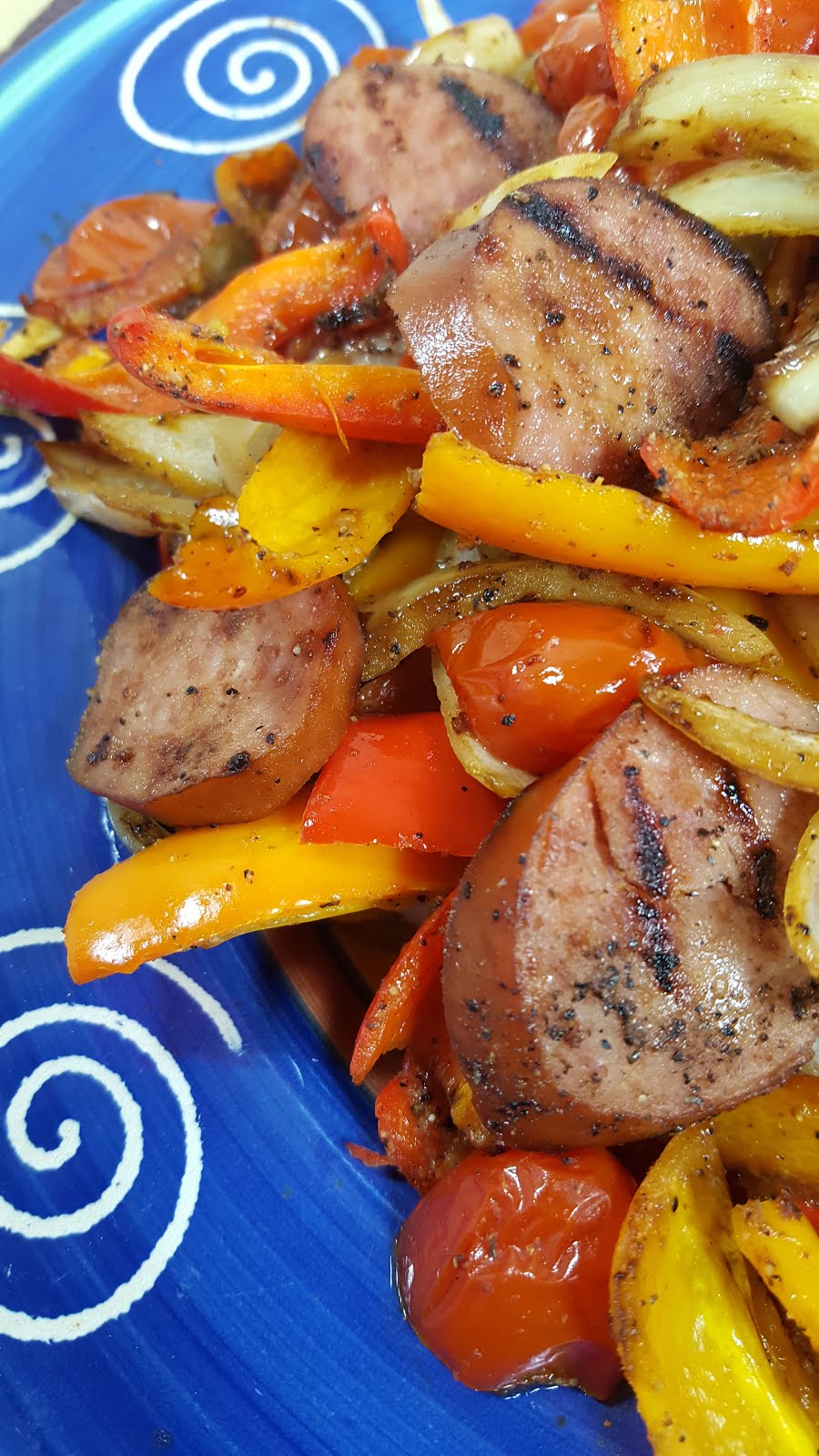 Recipe Cast Iron Sausage and Veggies