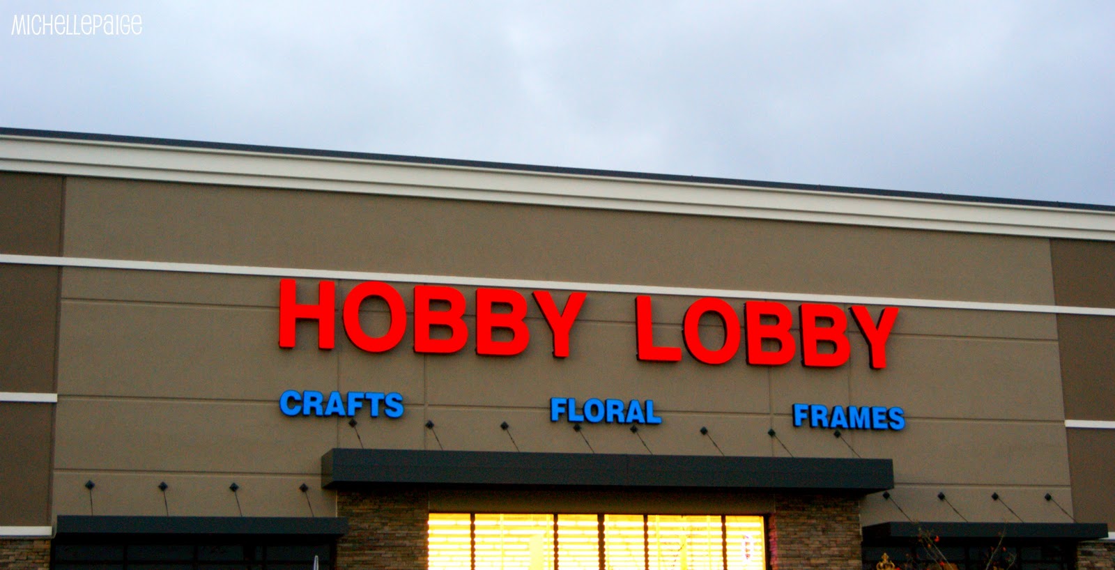 michelle paige blogs: Birthday Trip to Hobby Lobby