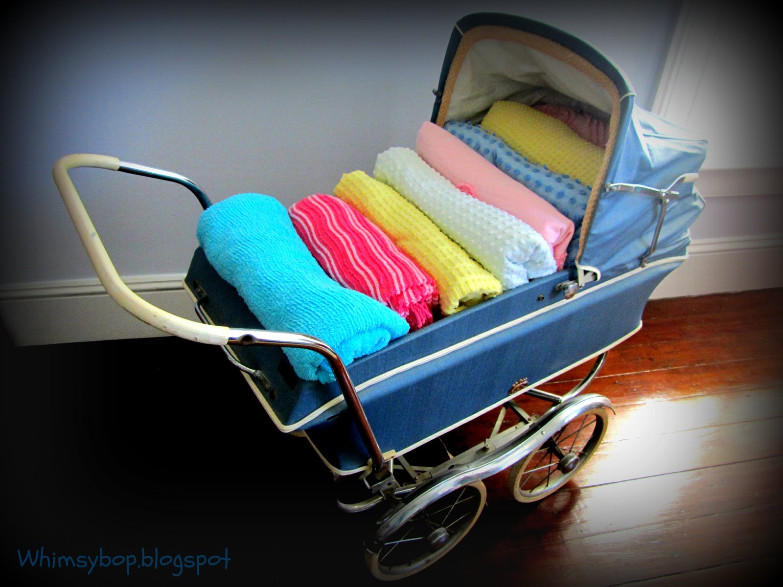 Whimsybop Collecting vintage chenille bedspreads Rubber Baby Buggy