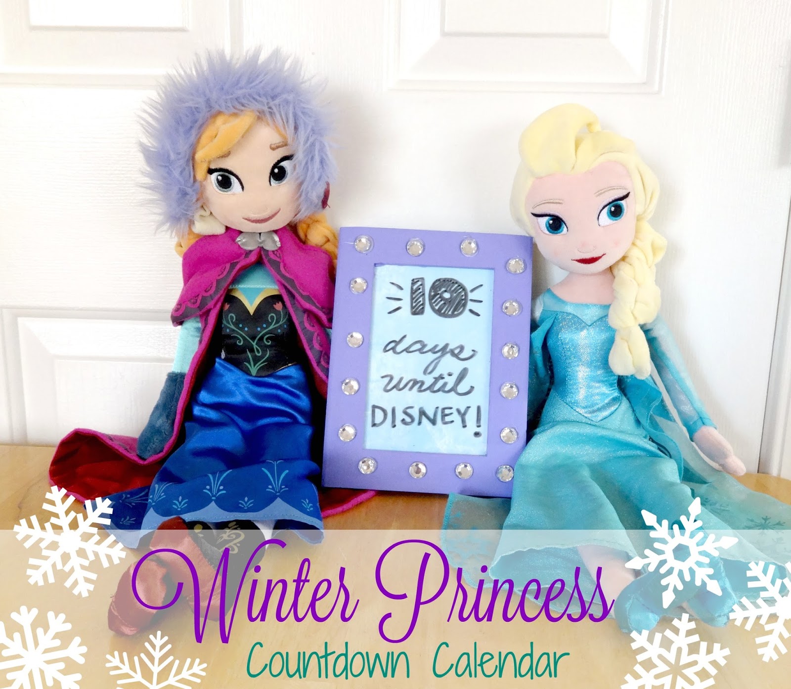 Sparkle And Splatter Winter Princess Countdown Calendar