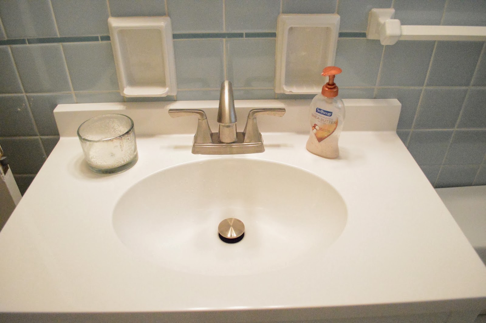 Sylvan Park Life Installing A New Vanity Amp Faucet In Our