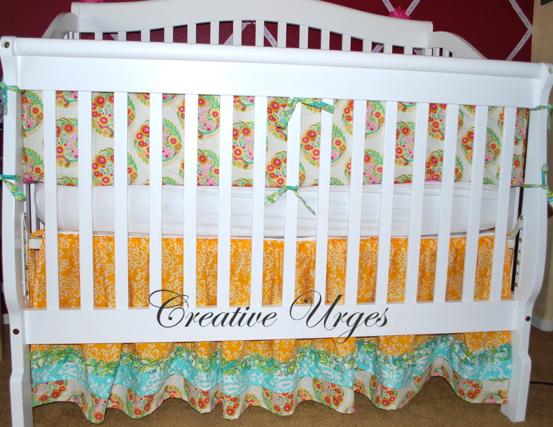 Creative UrgesCreative Blogspot How to make a crib skirt/dust ruffle