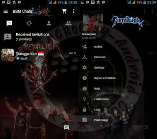 BBM Mod Metallica Themes New V2.10.0.31 Apk Clone BBM Mod Metallica Themes New V2.10.0.31 Apk Clone