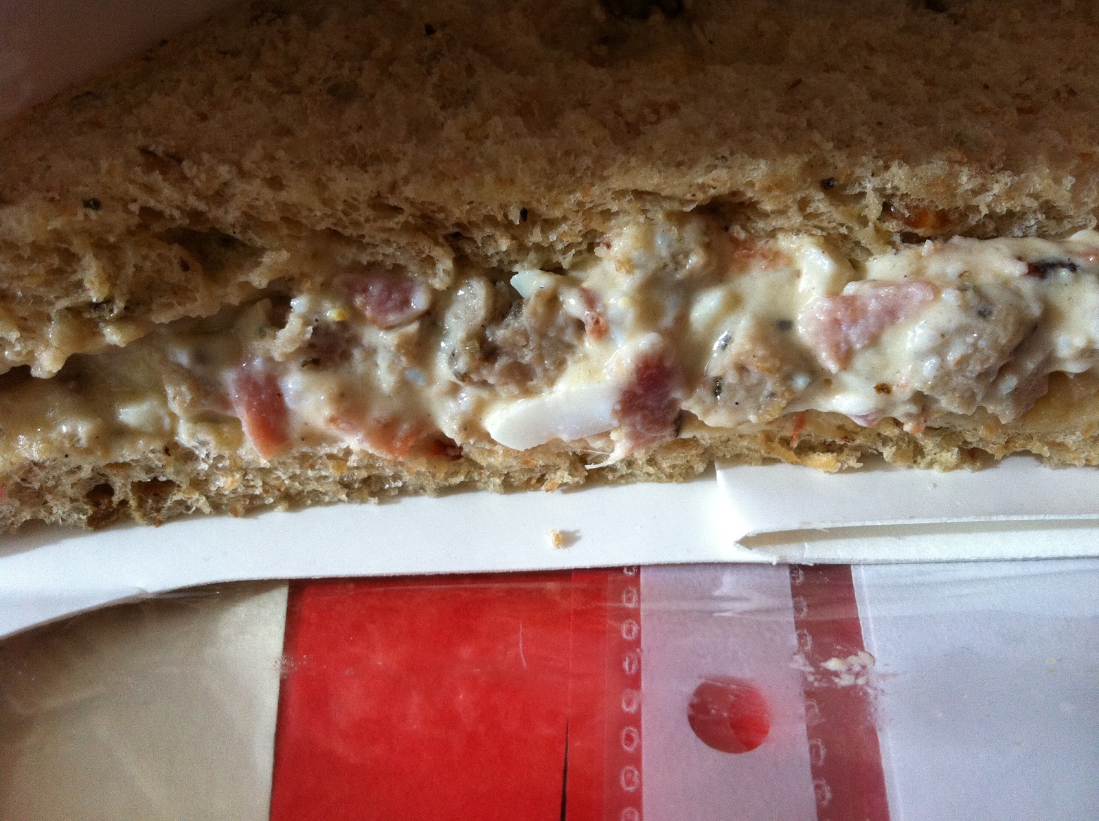 The Fry up Inspector Tesco Breakfast sandwich