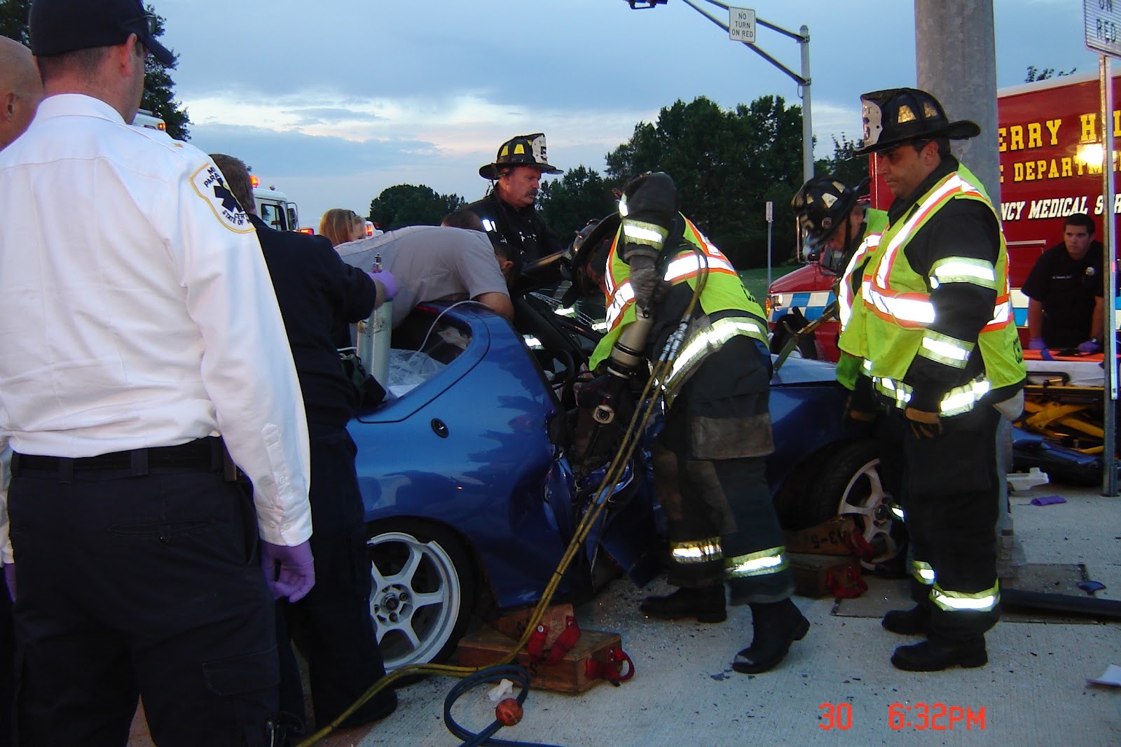 Cherry Hill Fire Department Responds to MVA/Rescue Assignment City)