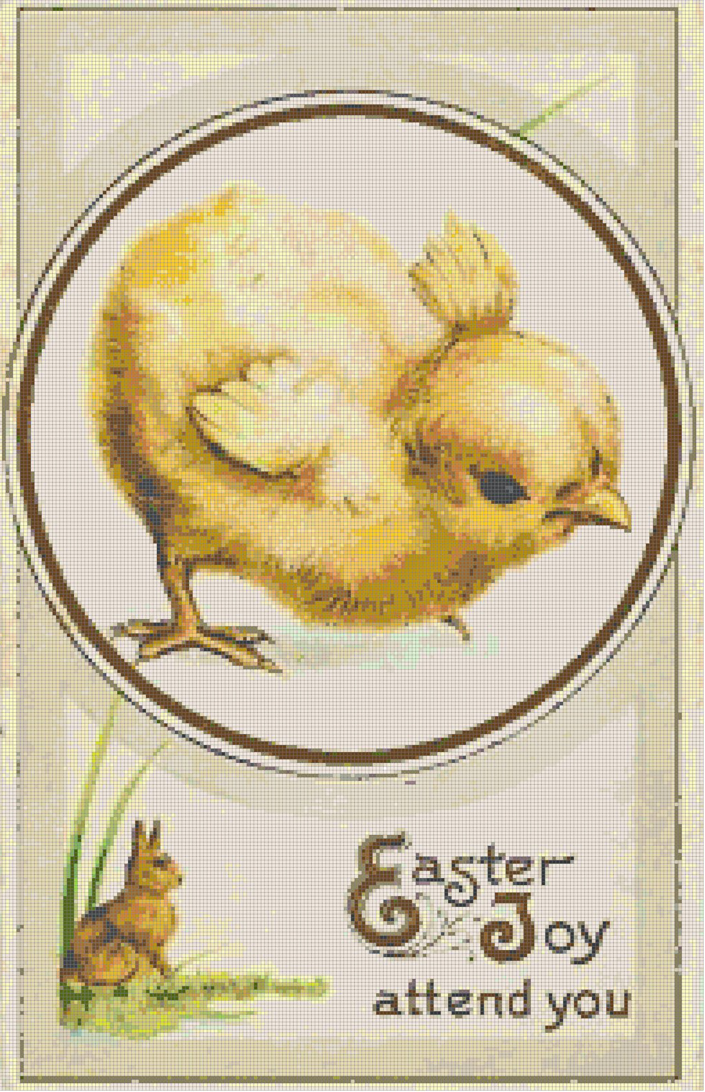 Gen's Scrapbook Kitchen and Bella Stitchery FREE Easter Joy Cross