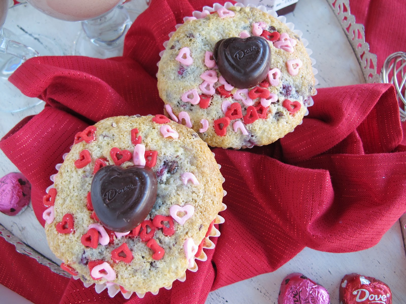 Chocolate Raspberry Love Muffins Purple Chocolat Home