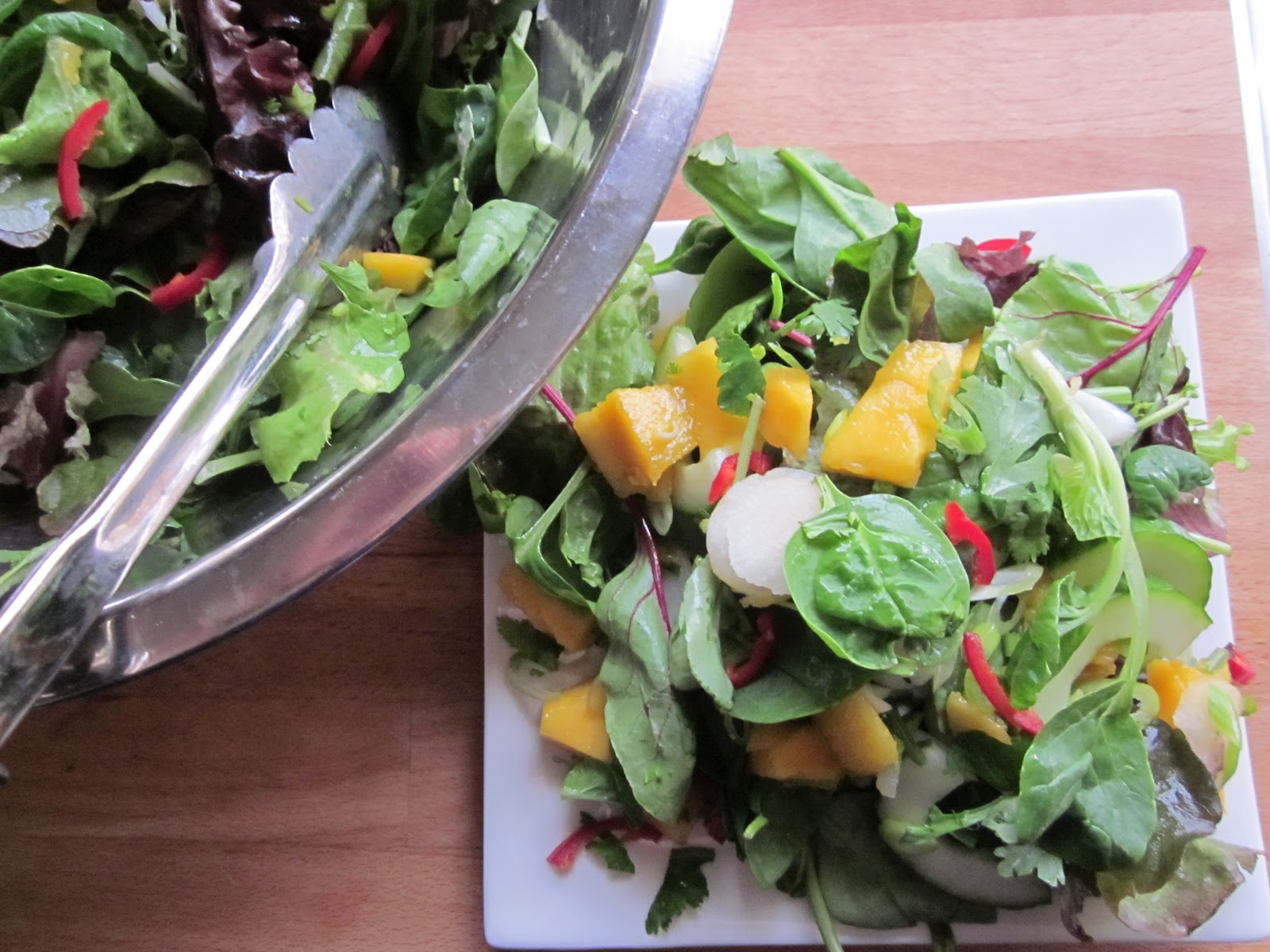 whatisforteatonight: Jamie Oliver/Asian inspired Salad by me