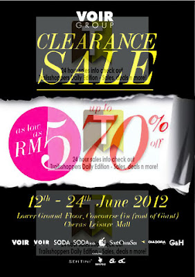 VOIR GROUP Clearance Sale 2012 VOIR GROUP Clearance Sale 2012