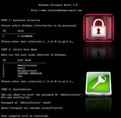 Windows Password Remover 7.01