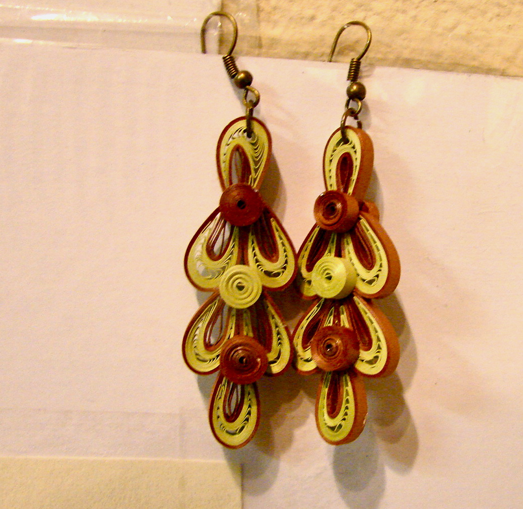 All About Quilling Quilled Earrings