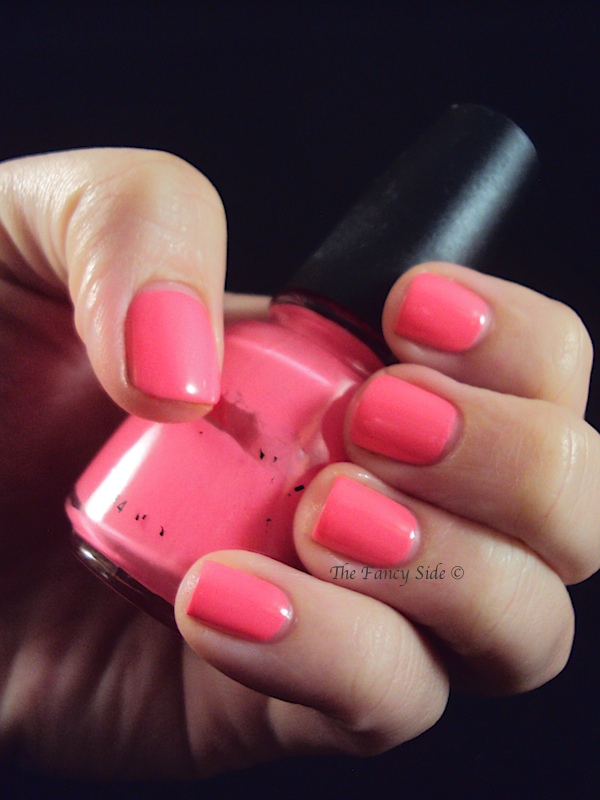 The Fancy Side Hot Pink Zebra Mani