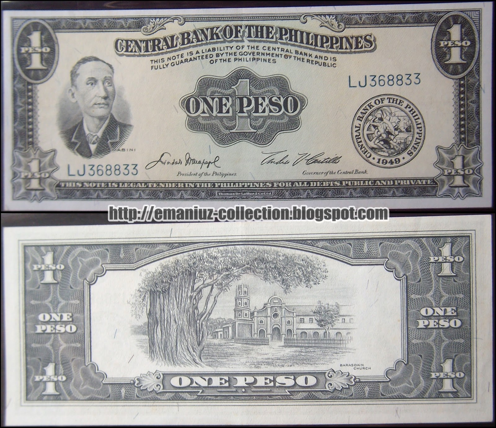 Philippines P-140 200 Pesos Year ND 1949 Uncirculated Banknote
