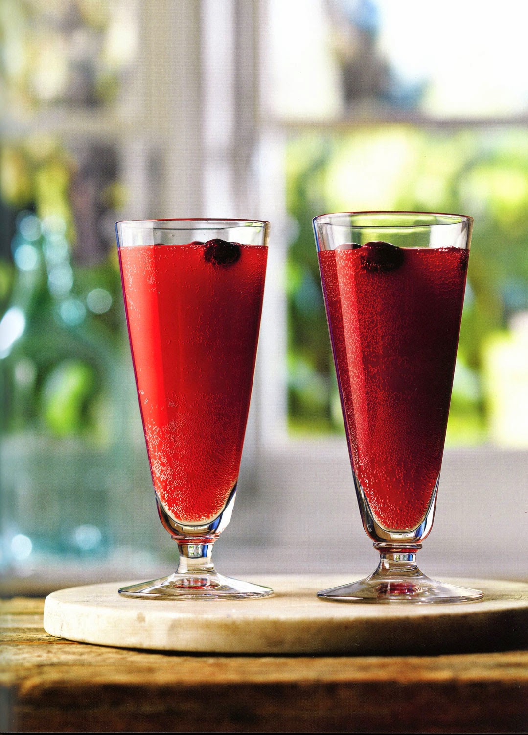 Farmersgirl Kitchen Cranberry Fizz A nonalcoholic drink for Christmas