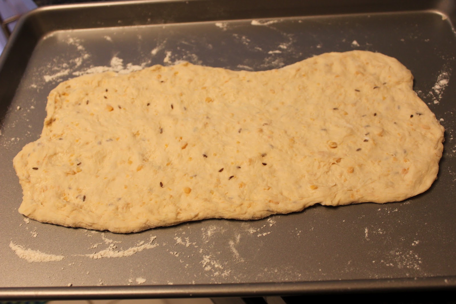 Megsiemay Makes Chickpea & Caraway Flatbread