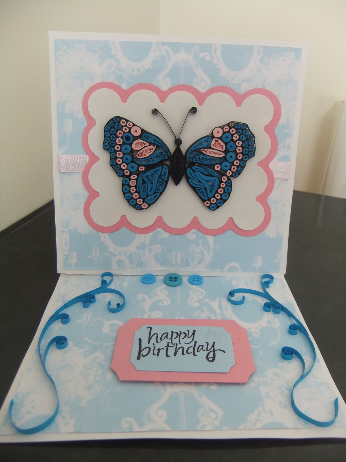 Quilled Butterfly Sheetal's Nook