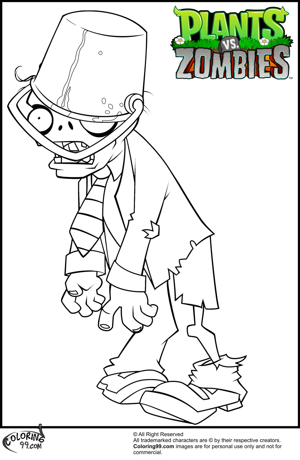 plants vs zombies 2 coloring pages