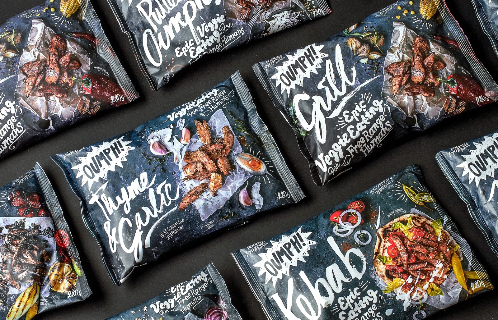 Oumph! The New And Hyped Veggie Brand Packaging Of The World