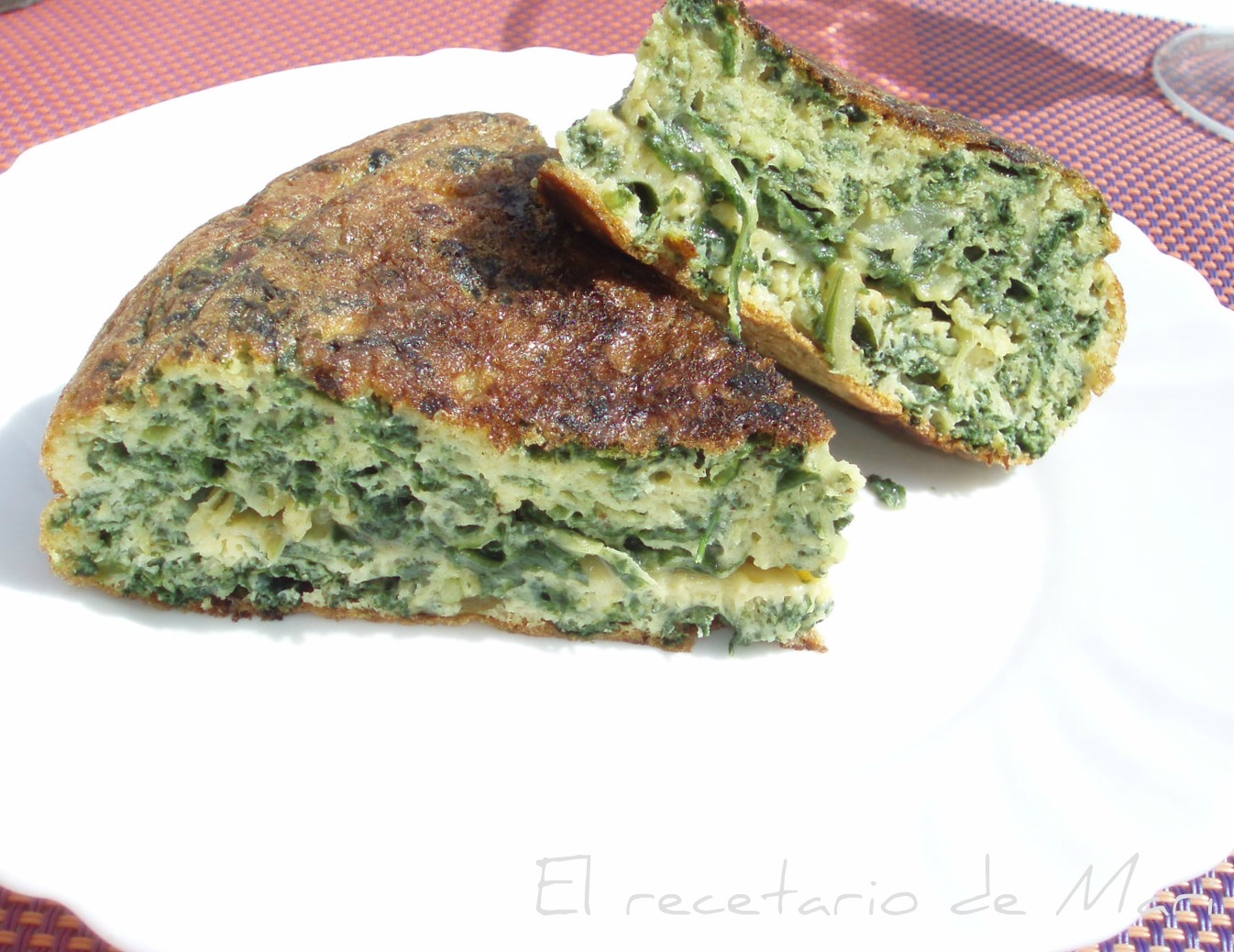El Recetario de Mari Tortilla de espinacas