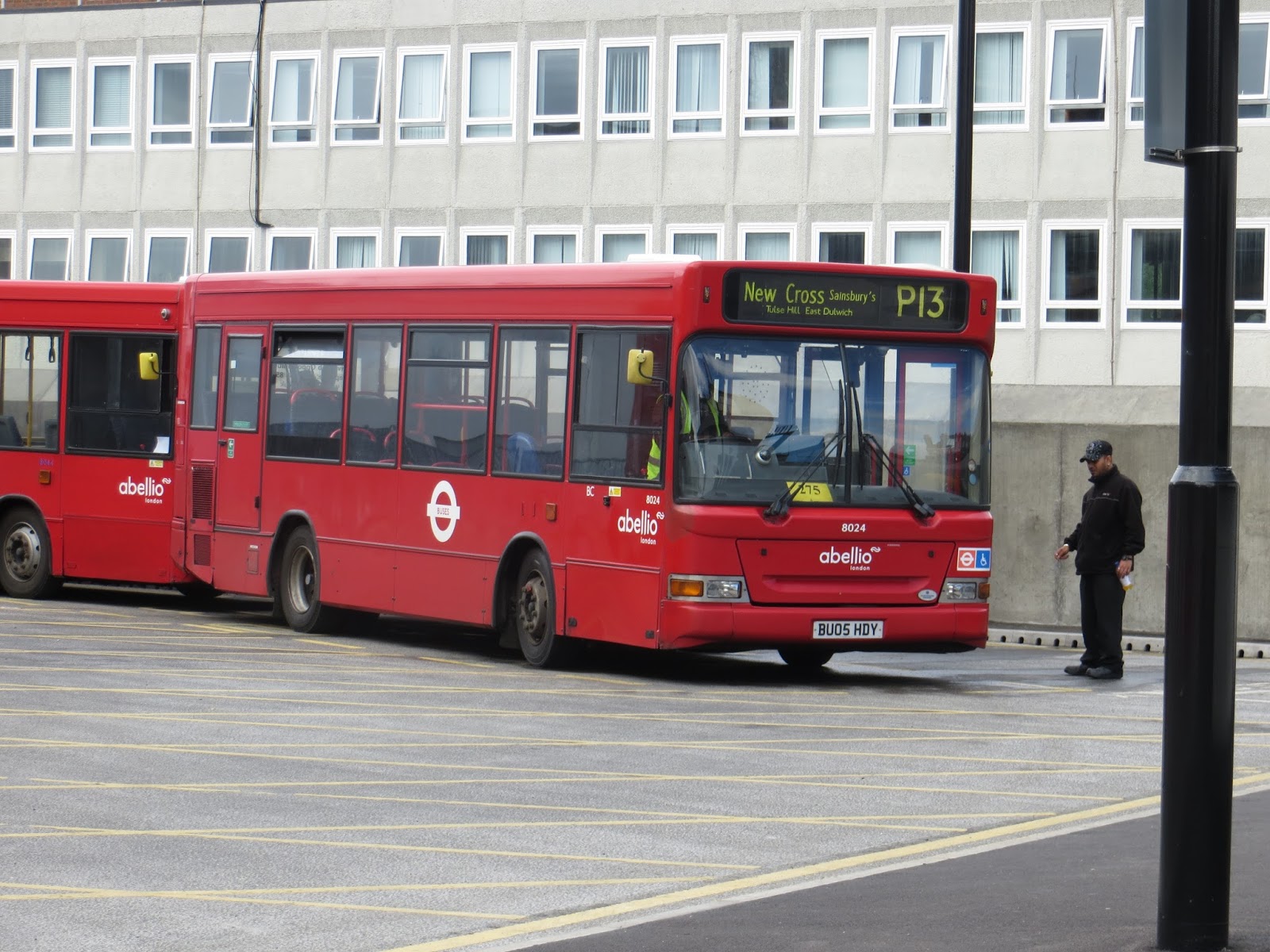 London buses one bus at a time the return The P 13 Route