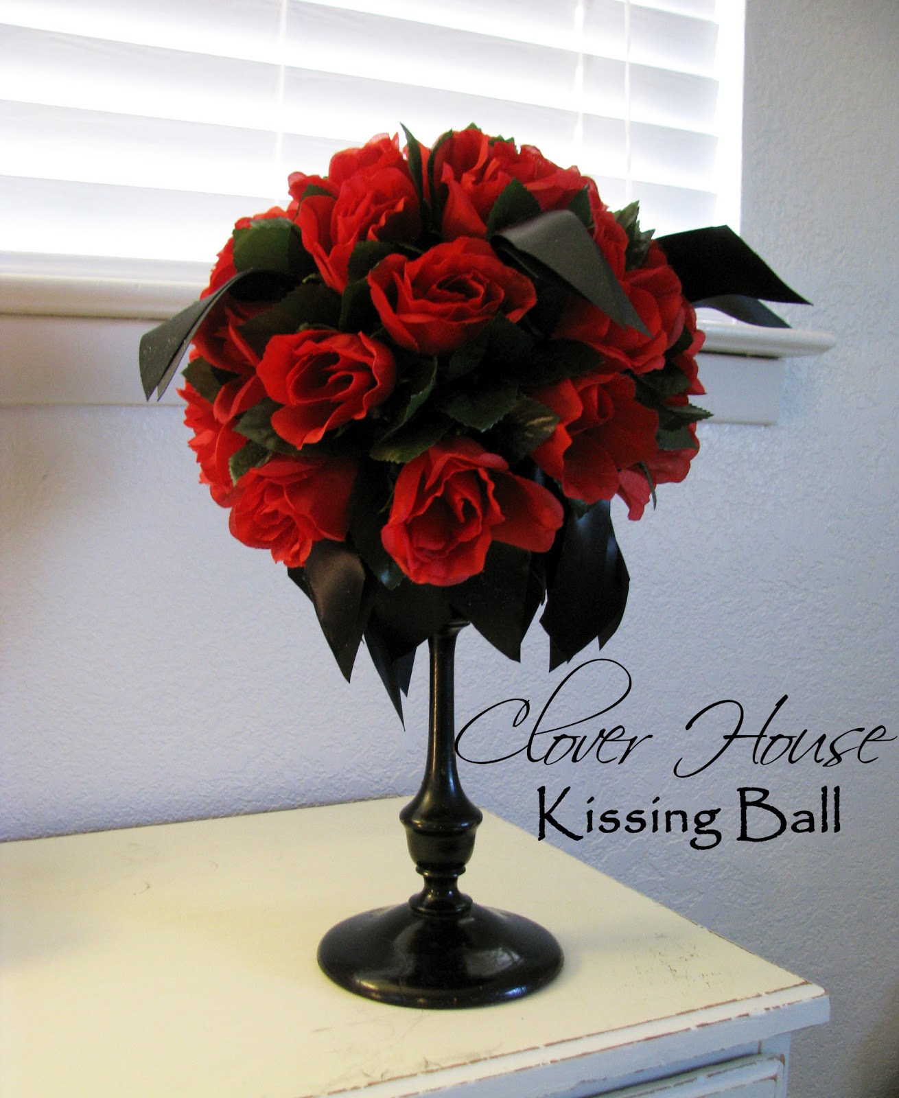 Clover House Pretty Rose Kissing Ball