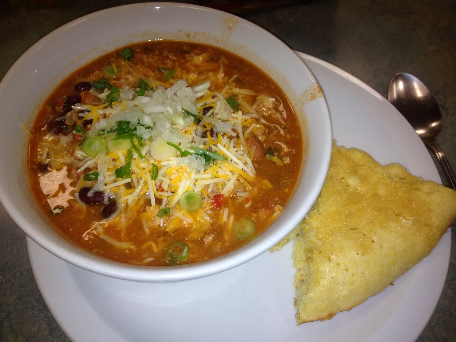 Just Food on the Stove Chicken and Turkey Chili