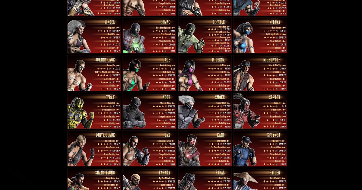 MORTAL KOMBAT BRASIL LISTA COMPLETA DOS FATALITIES