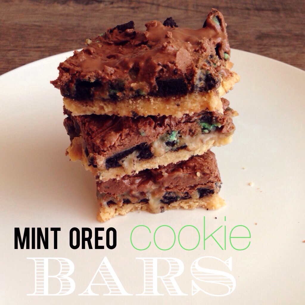 Two Sweets mint oreo cookie bars