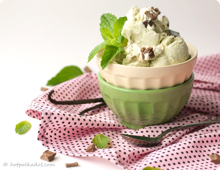 i d l e w i f e guest post with Hot Polka Dot vanilla mint chocolate