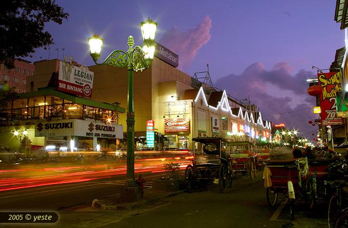 Jalan malioboro Yogyakarta