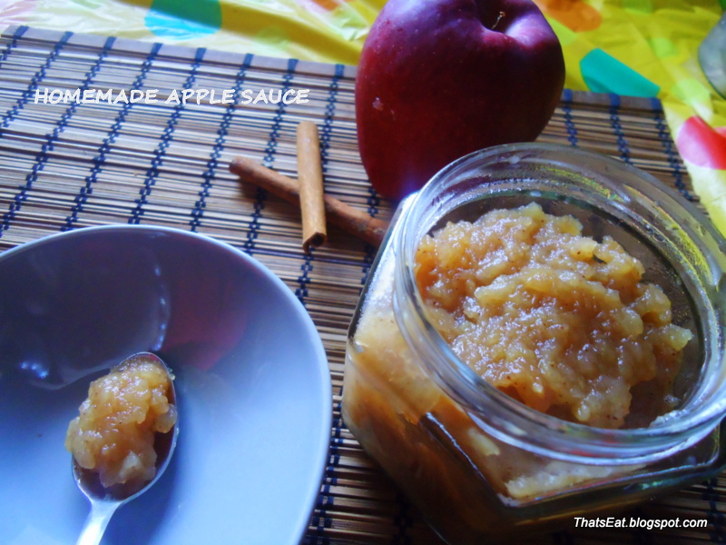 That's Eat! HOMEMADE APPLE SAUCE