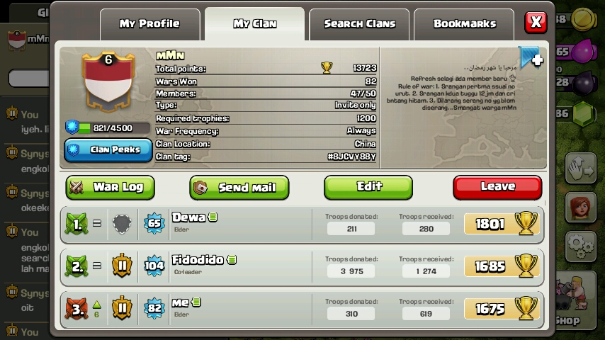 Perkenalan Clan Mmn Clash Of Clans Coc Indonesia Mmn