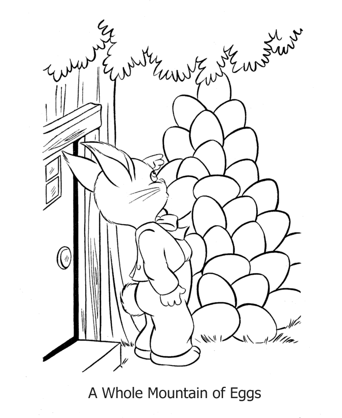Easter Coloring Pages: Preschool Easter Coloring Pages