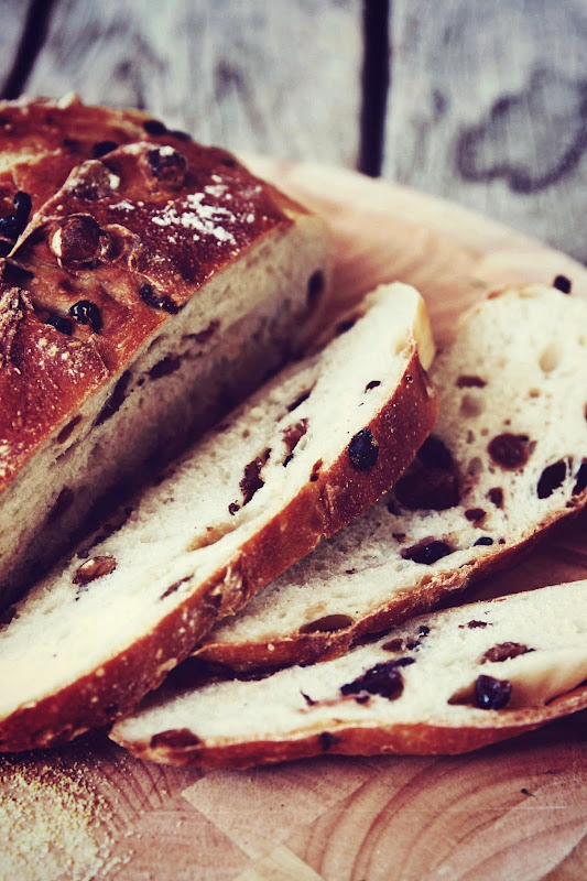 Milk and Honey Hazelnut and Fruit Sourdough Loaf