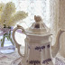 Mauve & White Transferware 