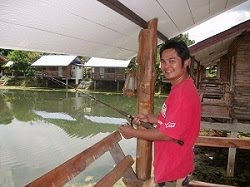 Fishing bungalow at Eng Khao Yai resort