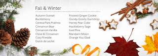 scentsy, fall & winter scents, scents, wickless candles