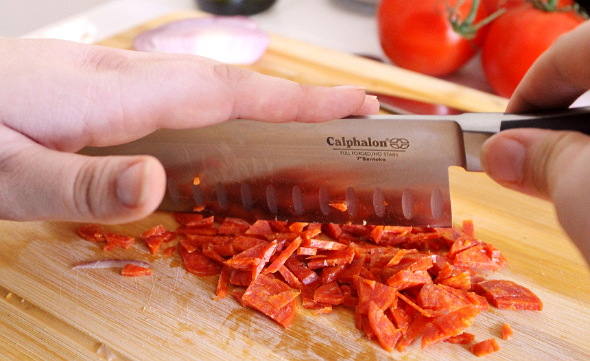 Momma Told Me: Calphalon Self-Sharpening Cutlery, Rustic Homemade Pizza  Recipe + Giveaway 11/8