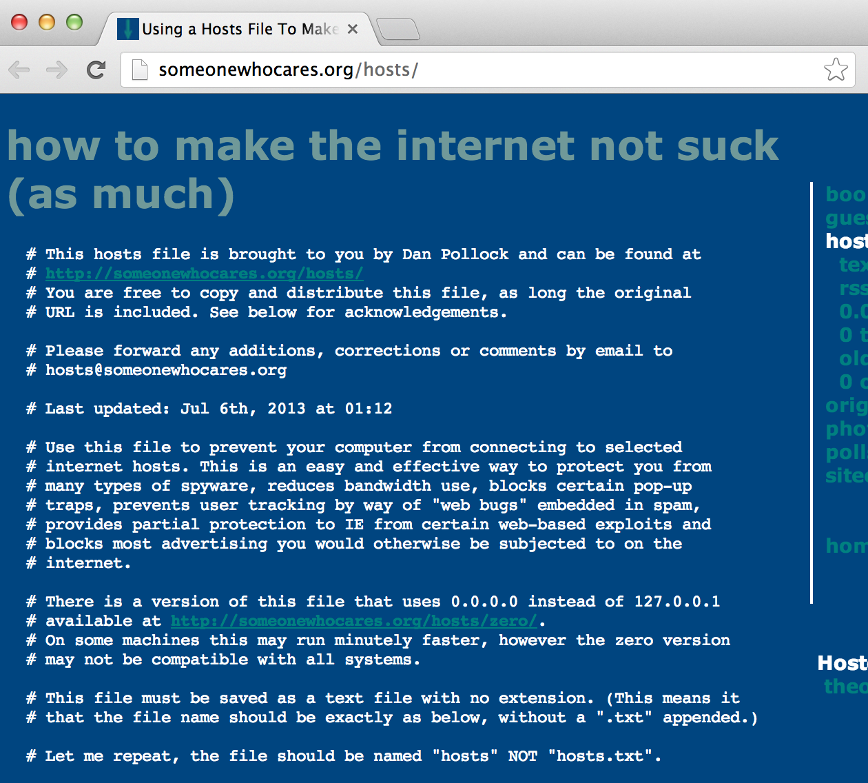 Adblock Hosts