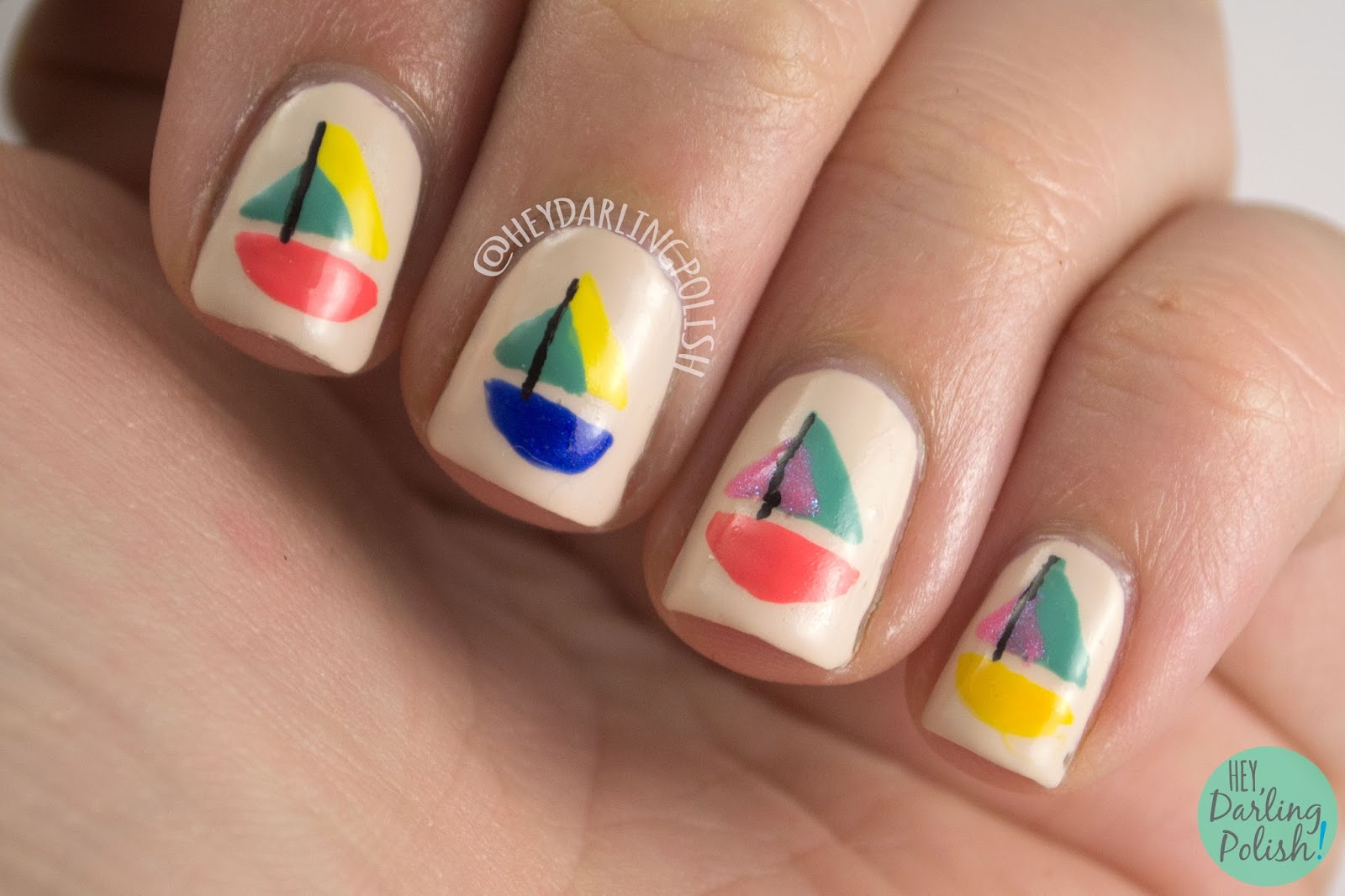 Hey, Darling Polish! Oh Mon Dieu 2 Nautical