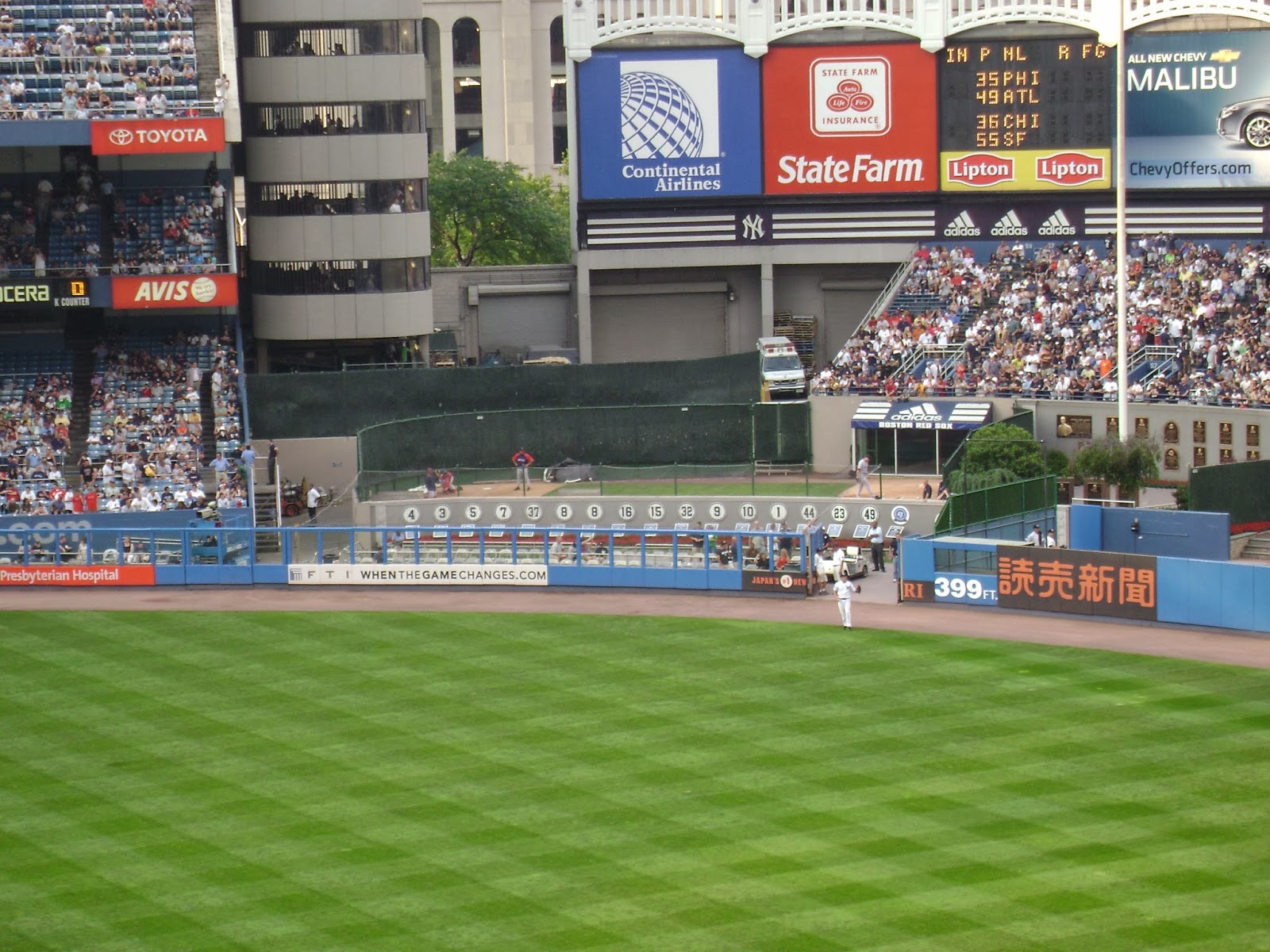 old yankee stadium monument park