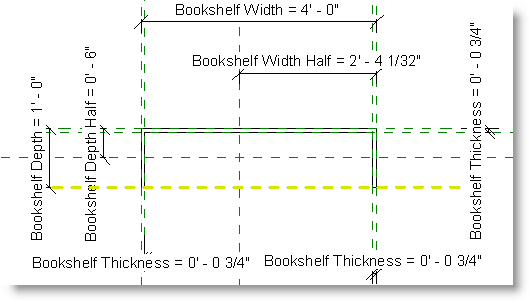 Revit Basics Bookcase Family Example