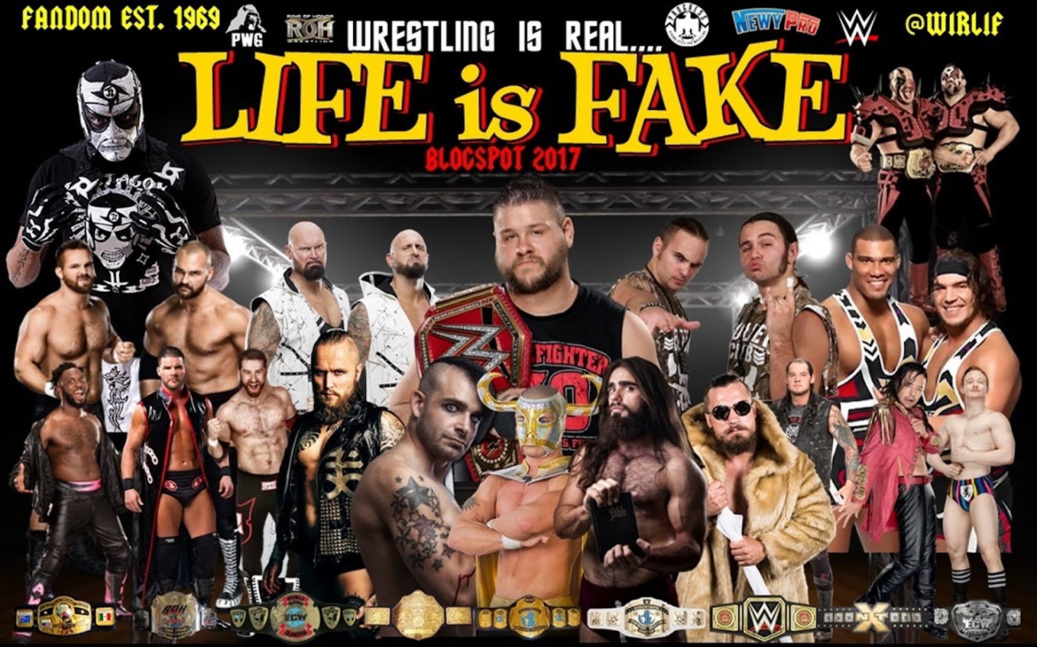 WRESTLING IS REAL...Life is Fake THE ROADIES SNACKED ON DANGER & DINED ON DEATH