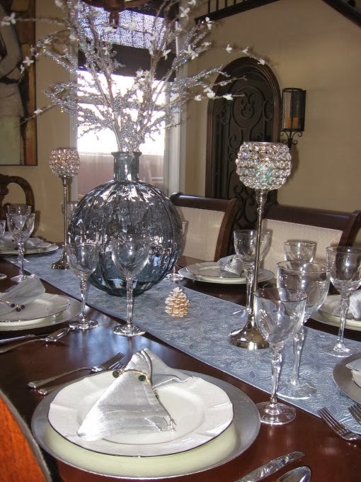 candelabros bañados en plata muyameno mesas de navidad decoradas de plateado candelabros bañados en plata muyameno mesas de navidad decoradas de plateado