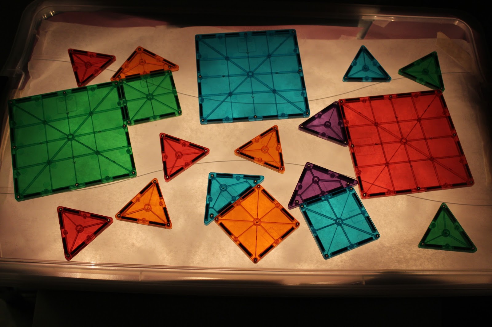 Jewish Homeschool in NYC Wild Card Wednesday DIY Light Table and